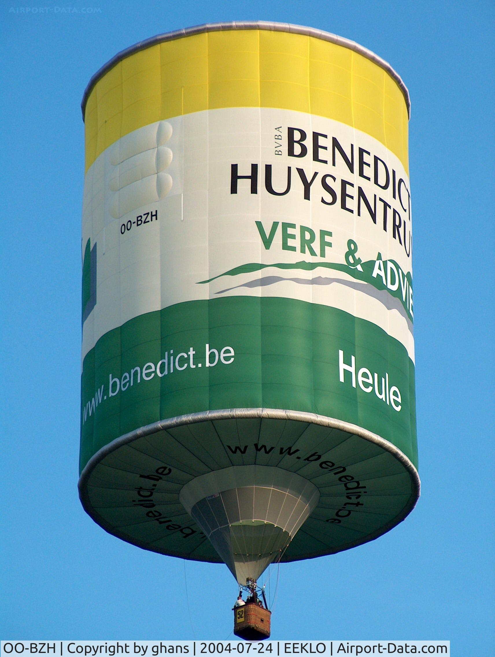 OO-BZH, 2004 Cameron Balloons Ltd. Paint Can C/N 10572, A very big paintcan
