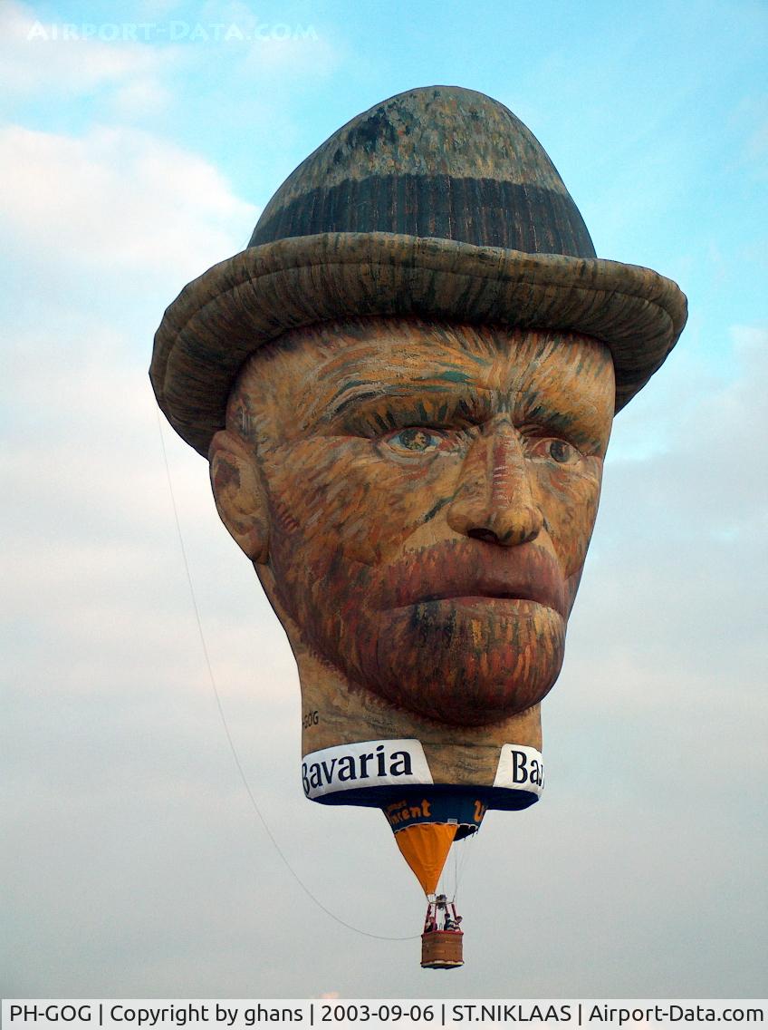 PH-GOG, Cameron Van Gogh-110 C/N 10269, Very big selfportret of Vincent van Gogh