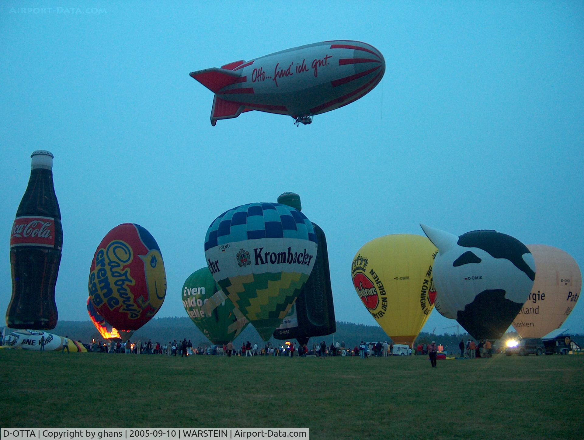 D-OTTA, 2004 Gefa-Flug AS.105 C/N 22, Above the launchfield of Warstein