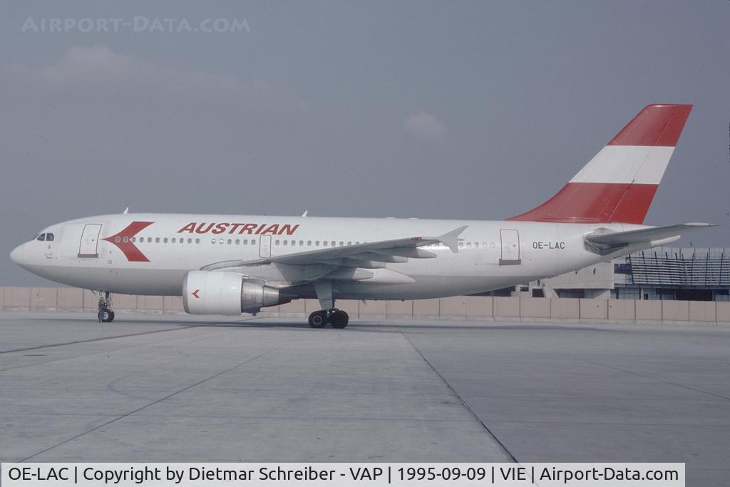 OE-LAC, 1991 Airbus A310-324 C/N 568, Austrian Airlines Airbus 310