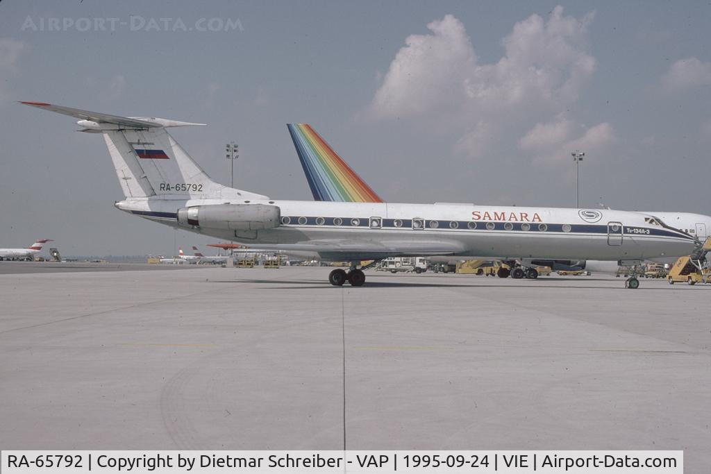 RA-65792, 1980 Tupolev Tu-134A-3 C/N 63121, Samara Tupolev 134