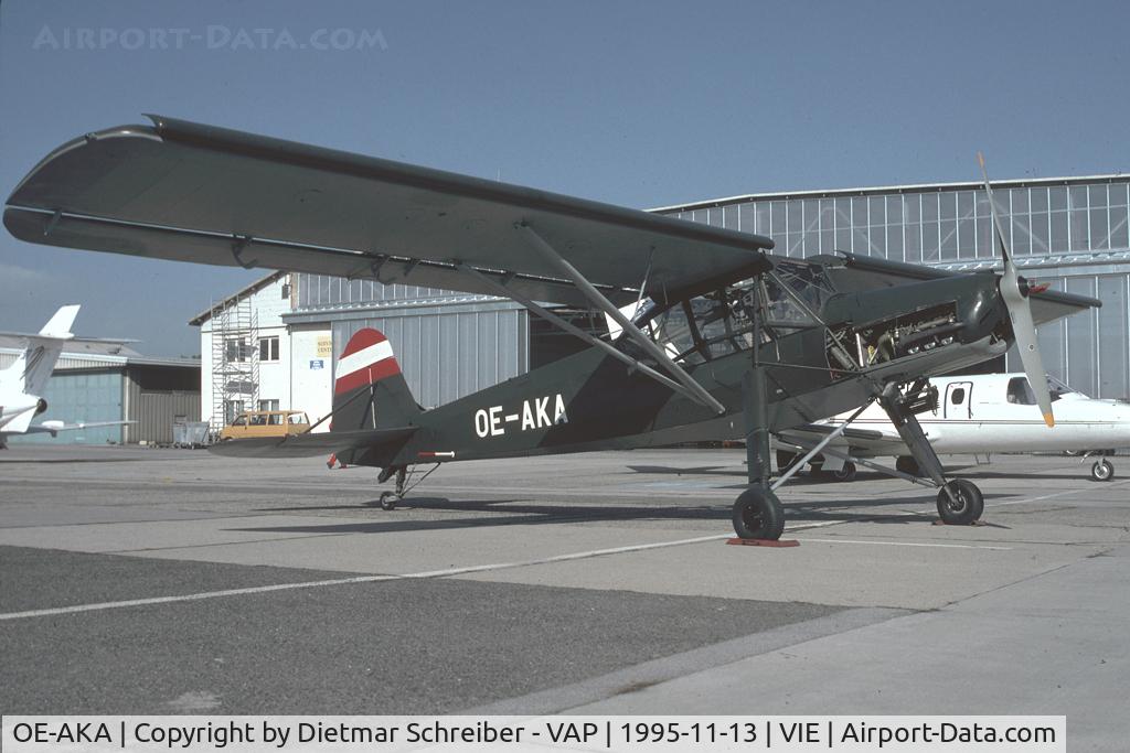 OE-AKA, 1942 Fieseler S-14B Storch (Fi-156C-3) C/N 3814, Fieseler Storch