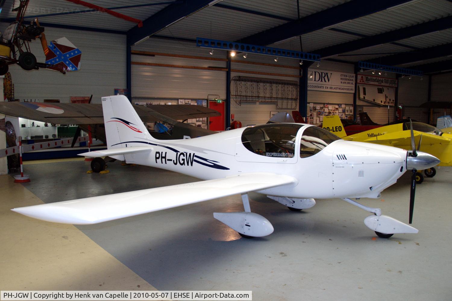 PH-JGW, Europa XS Tri-Gear C/N 206, Europa kitplane in the Flying Museum at Seppe airfield, the Netherlands.