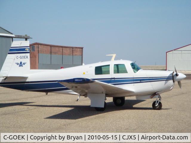 C-GOEK, 1974 Mooney M20E C/N 21-0036, Located in Gillam Manitoba
