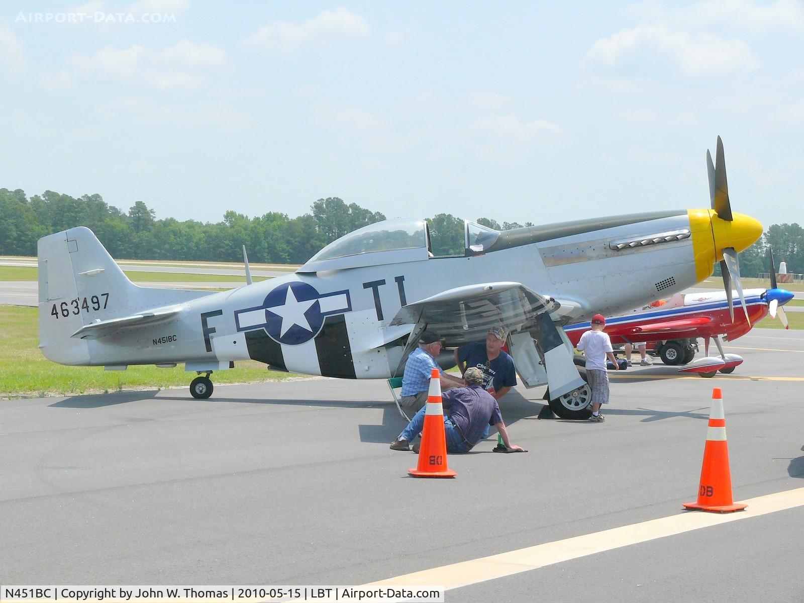 N451BC, 1945 North American P-51D Mustang C/N 45-11367, Mid-Atlantic Fly-In and Sport Aviation Convention