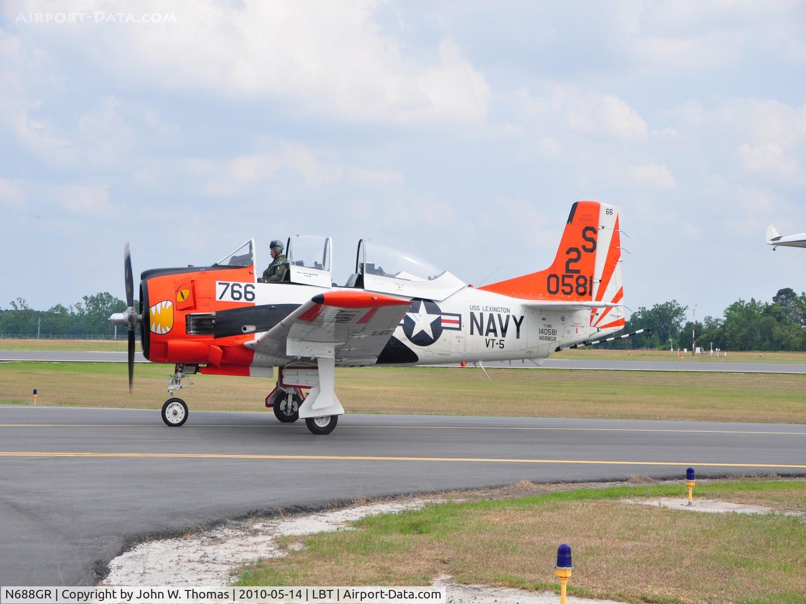 N688GR, 1958 North American T-28C Trojan Trojan C/N 226-158 (140581), Mid-Atlantic Fly-In and Sport Aviation Convention