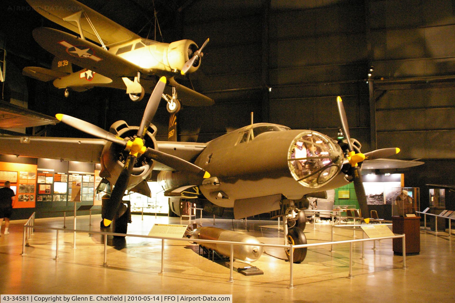 43-34581, 1943 Martin B-26G-11-MA Marauder C/N 8701, At the National Museum of the USAF
