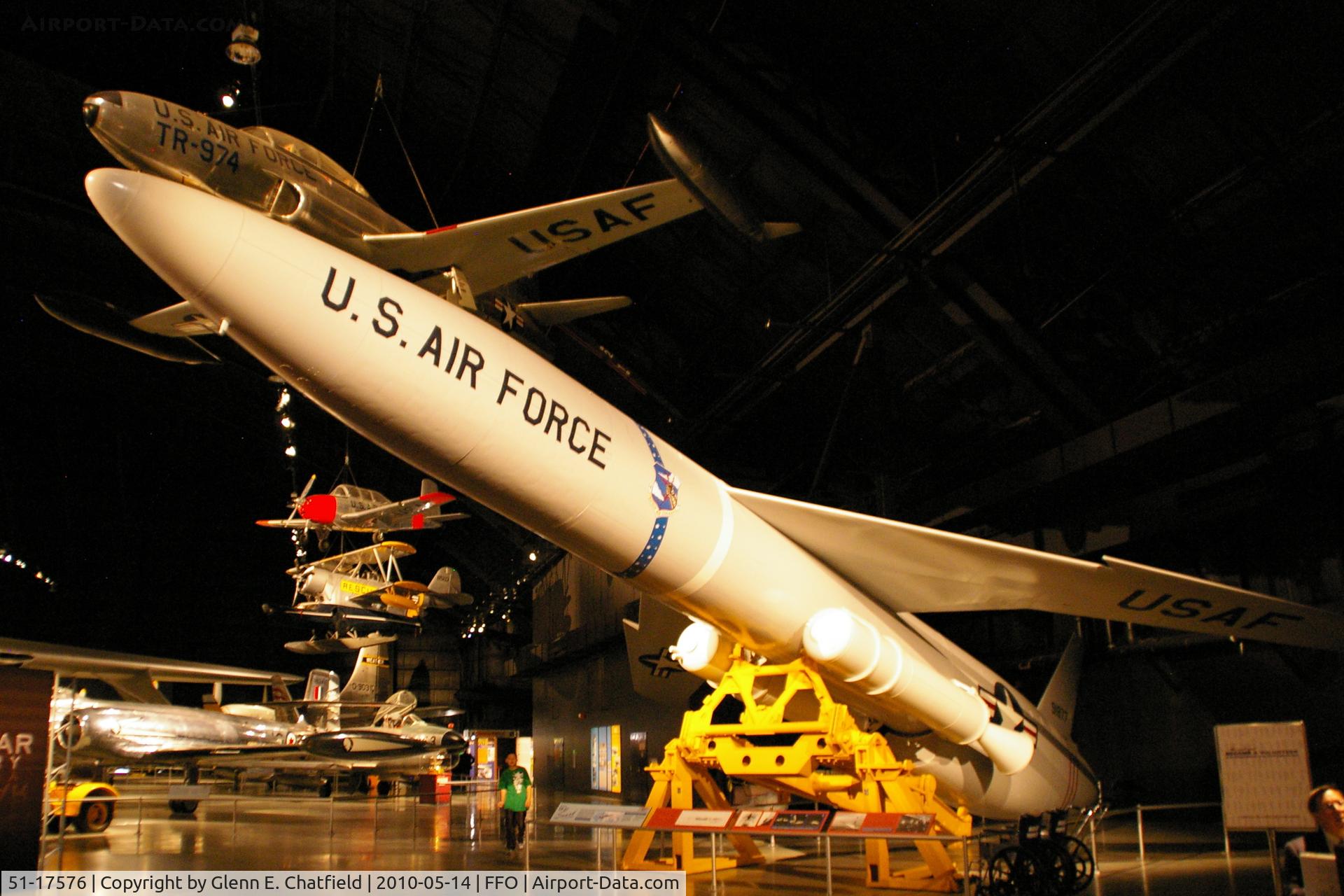 51-17576, 1951 Northrop SM-62 Snark C/N 3290, TM-62 Snark, originally designated B-62.  At the USAF Museum