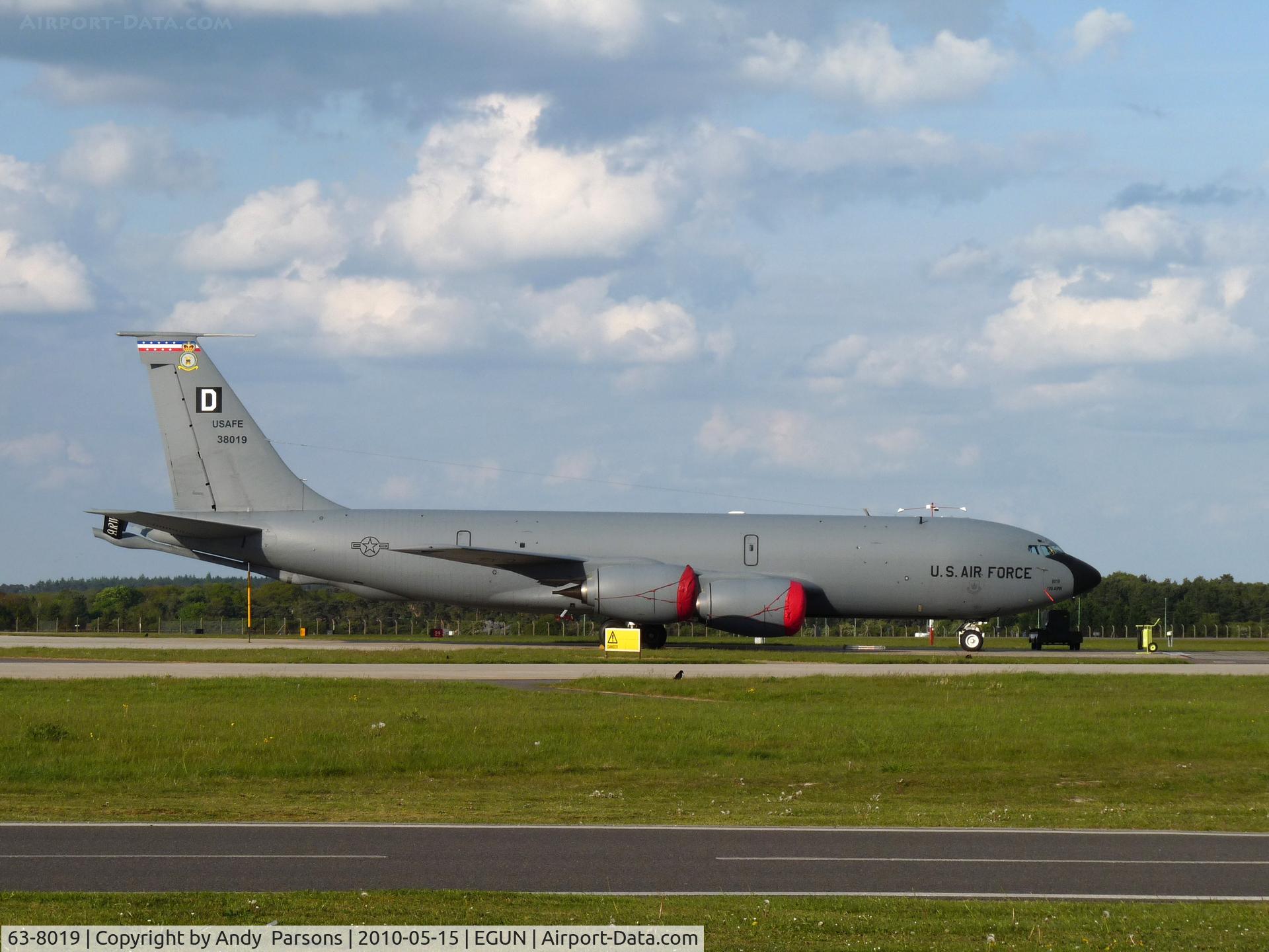 63-8019, 1963 Boeing KC-135R Stratotanker C/N 18636, One of 100arw currently based tankers