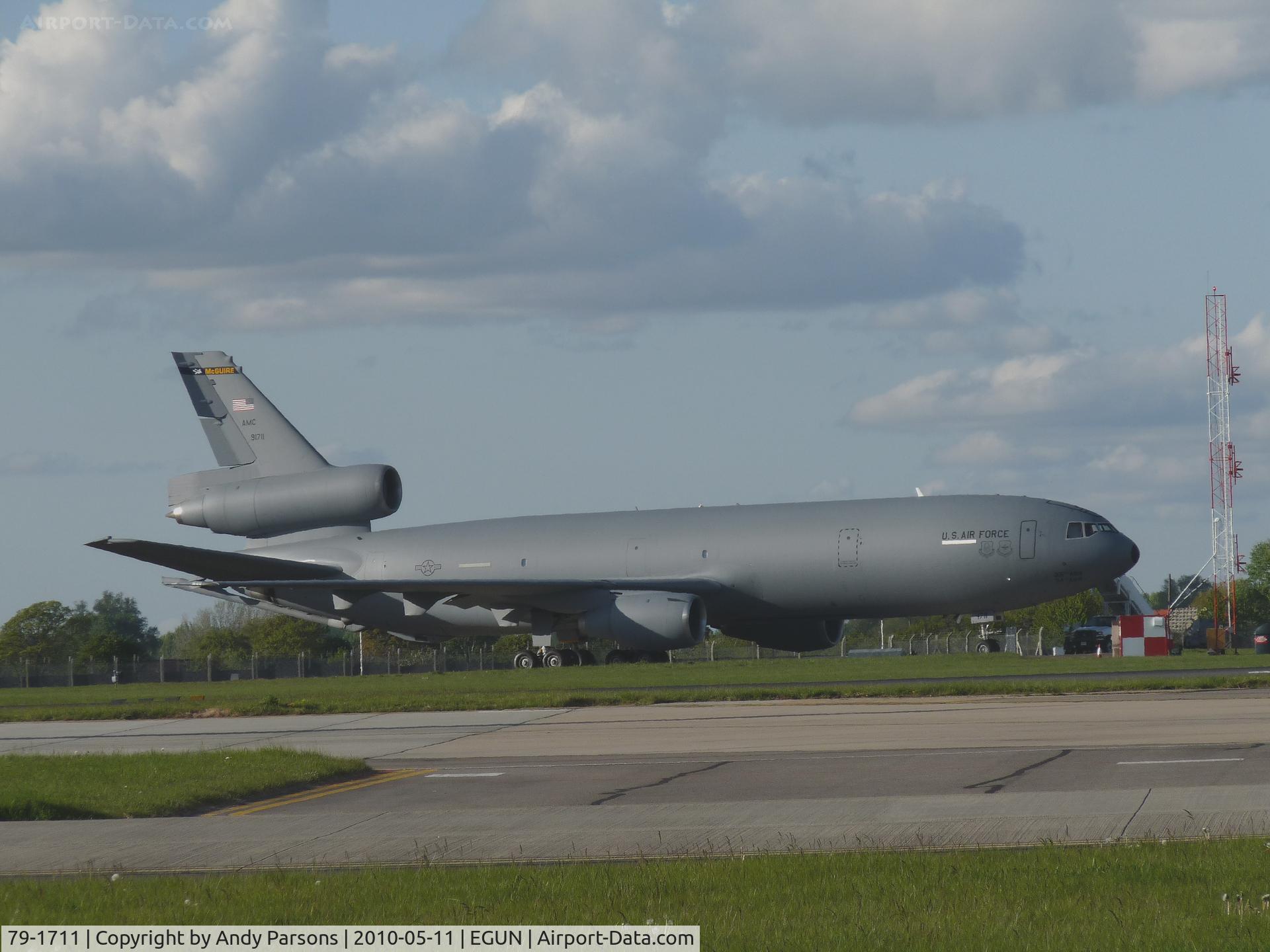 79-1711, 1979 McDonnell Douglas KC-10A Extender C/N 48203, 305 AMW Kc10 visiting Mildenhall