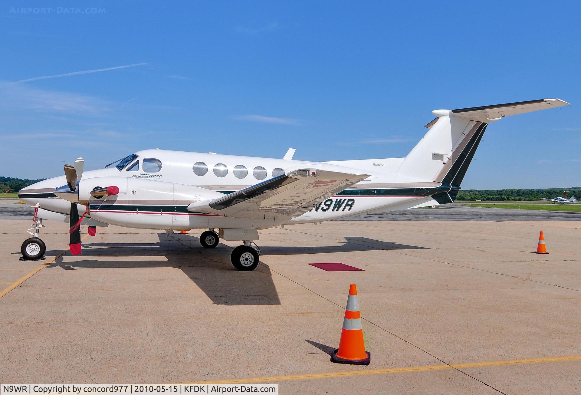 N9WR, 1981 Beech B200 King Air C/N BB-913, Seen at KFDK on 5/15/2010.
