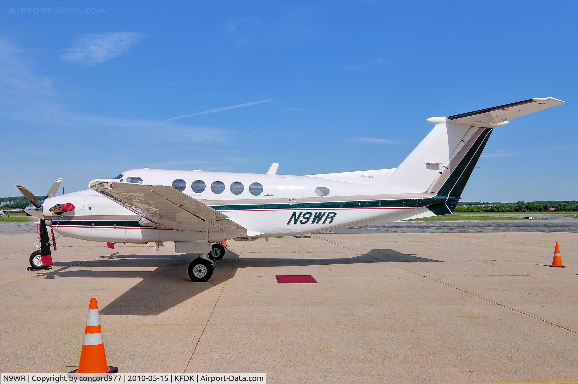 N9WR, 1981 Beech B200 King Air C/N BB-913, Seen at KFDK on 5/15/2010.