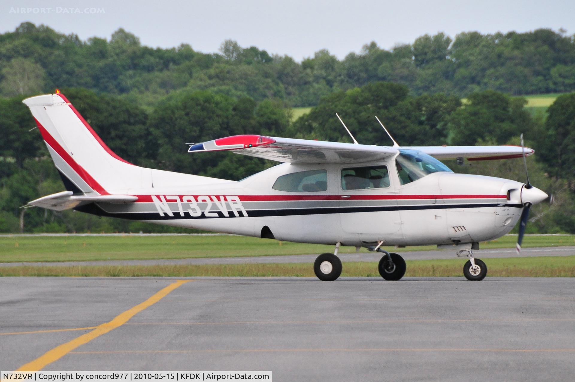 N732VR, 1977 Cessna 210M Centurion C/N 21061813, Seen at KFDK on 5/15/2010.