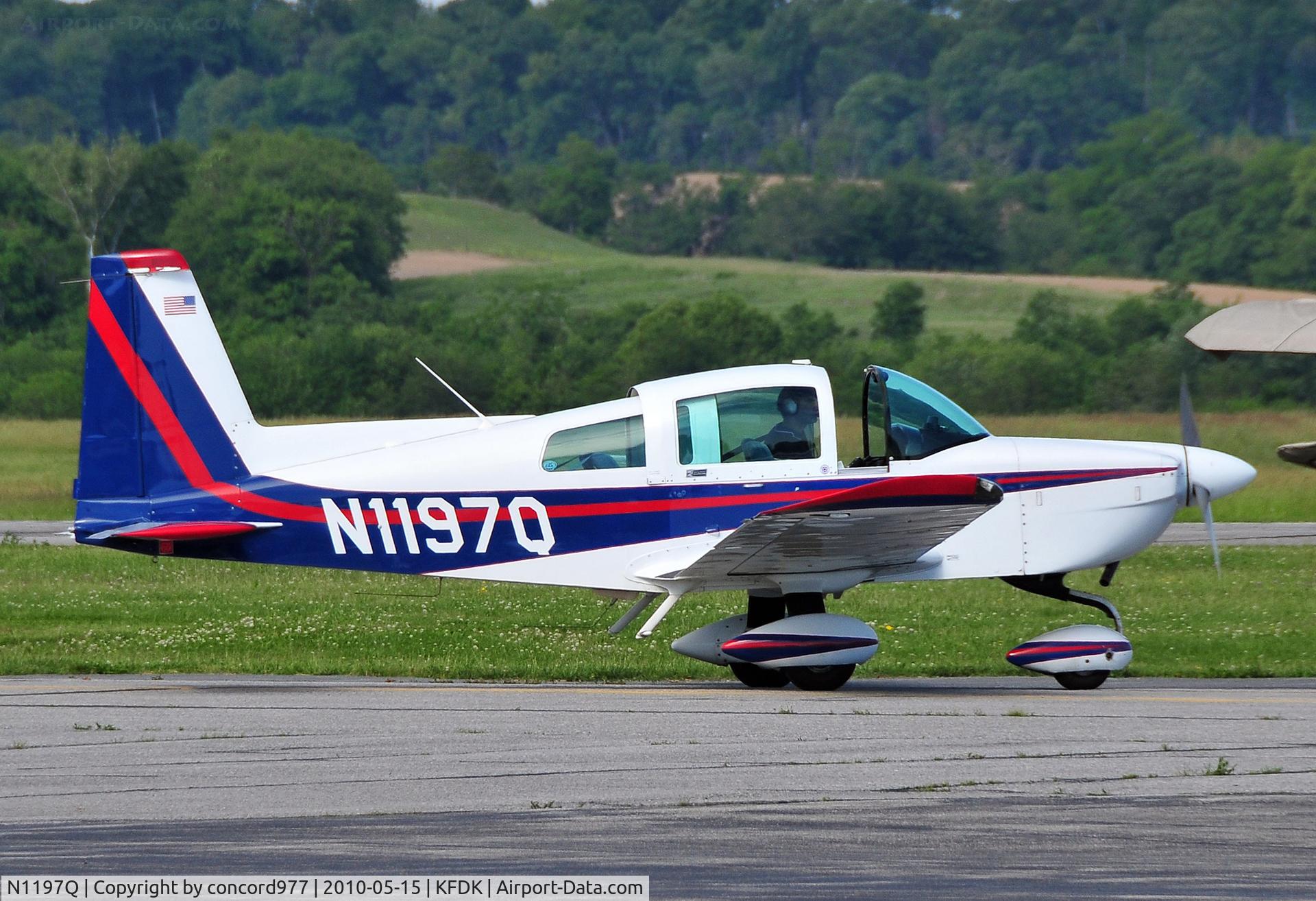 N1197Q, American General AG-5B Tiger C/N 10138, Seen at KFDK on 5/15/2010.