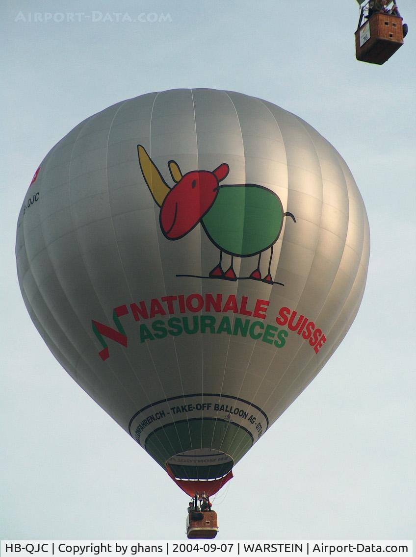 HB-QJC, 2000 Ultra Magic M-130 C/N 130/26, Flown with this balloon