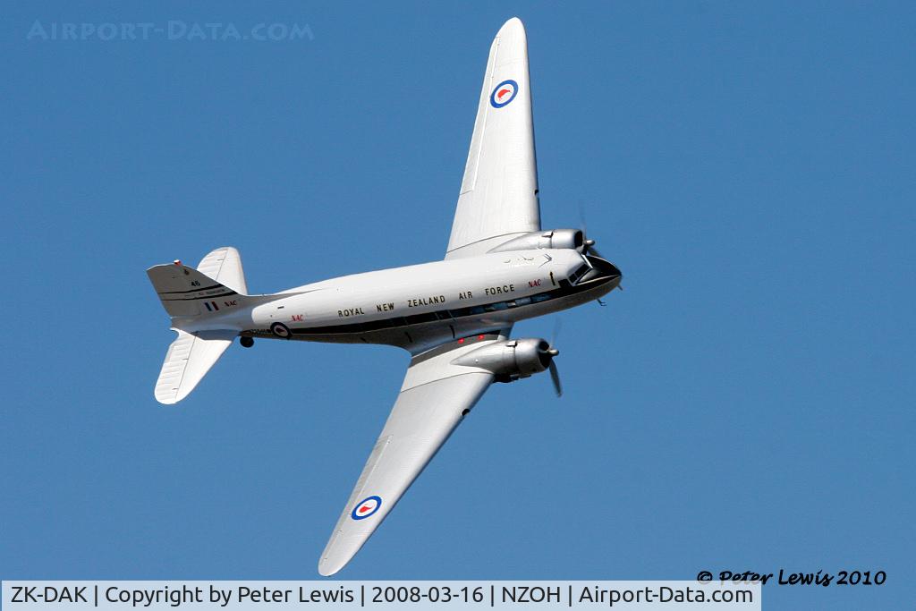 ZK-DAK, 1944 Douglas DC3C-S1C3G (C-47B) C/N 15035, Flight 2000 Ltd., Ardmore