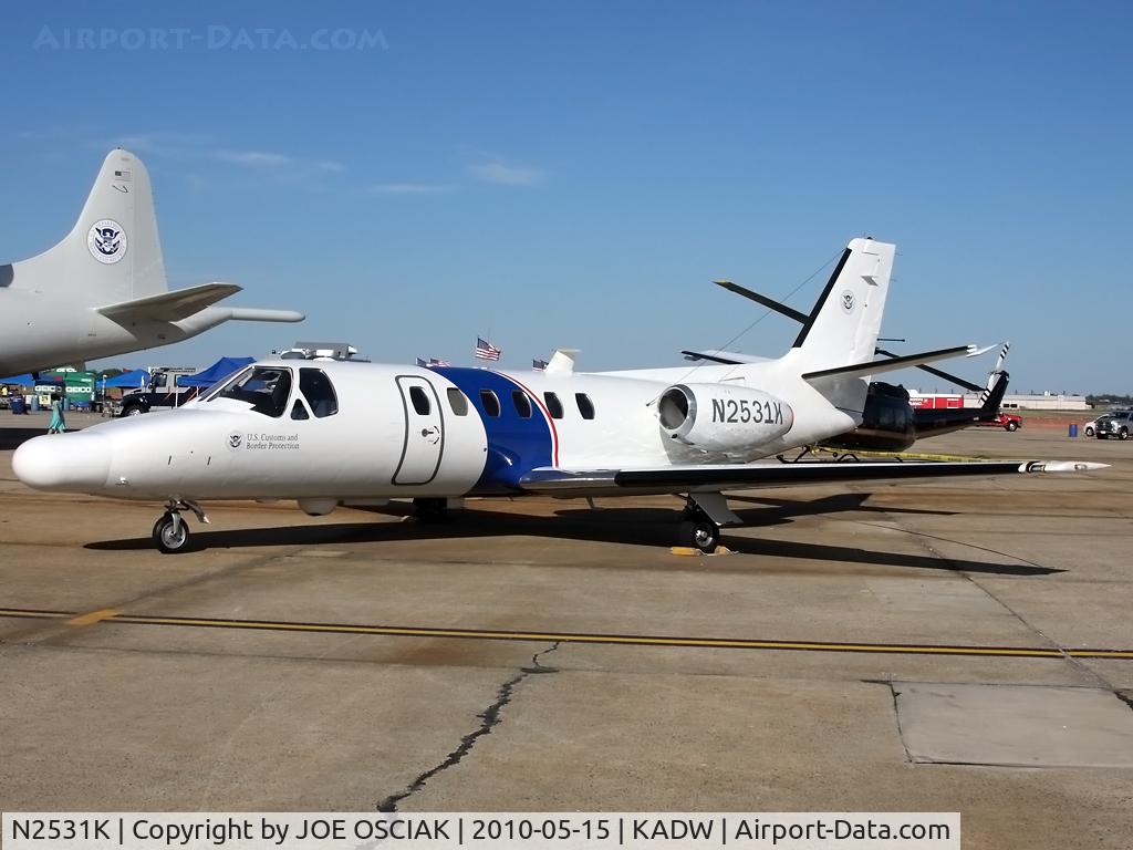 N2531K, 1989 Cessna 550 Citation II C/N 550-0594, @ ANDREWS AFB
