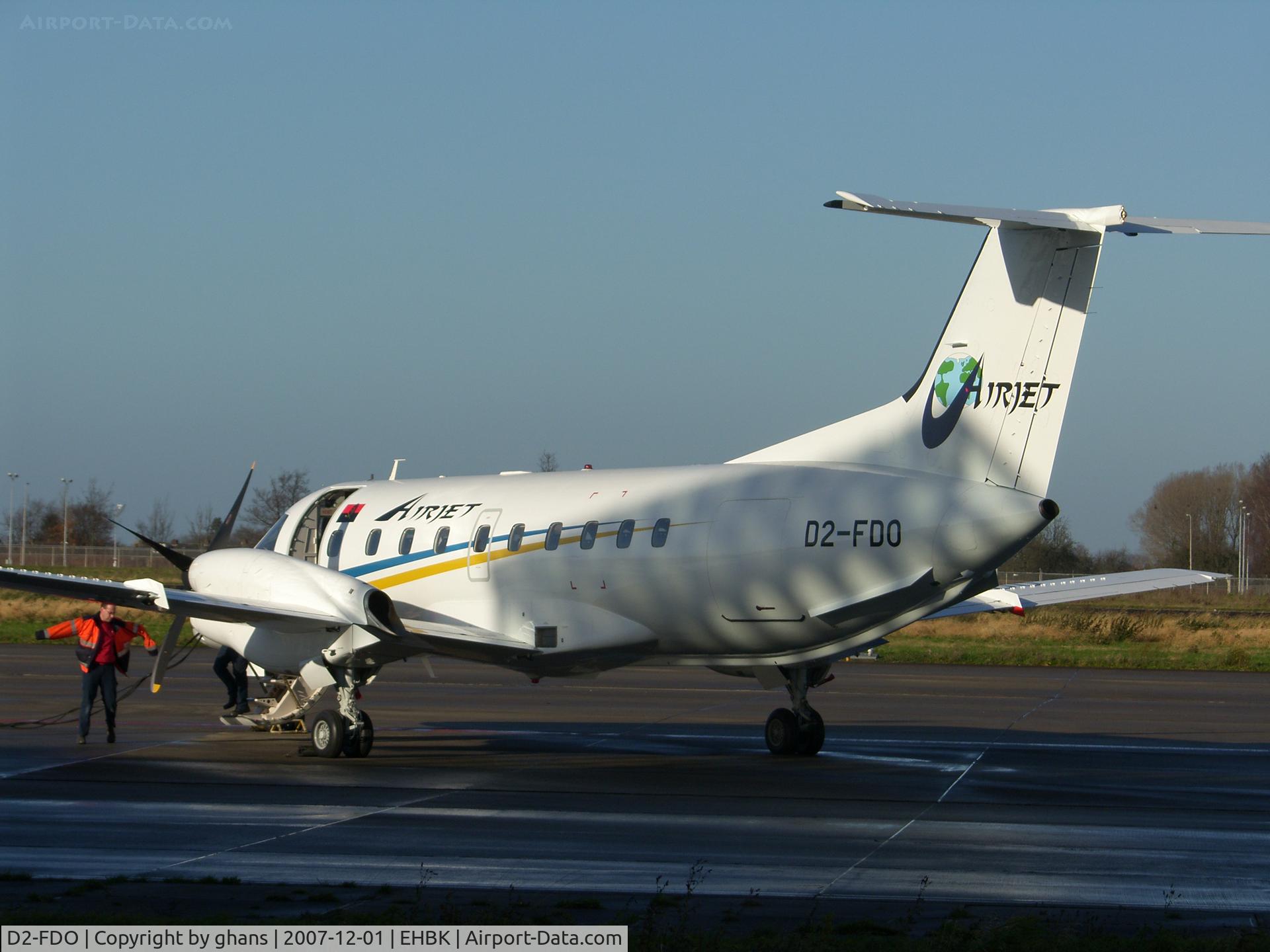 D2-FDO, 1988 Embraer EMB-120 Brasilia C/N 120082, Airjet Embraer at Maastricht