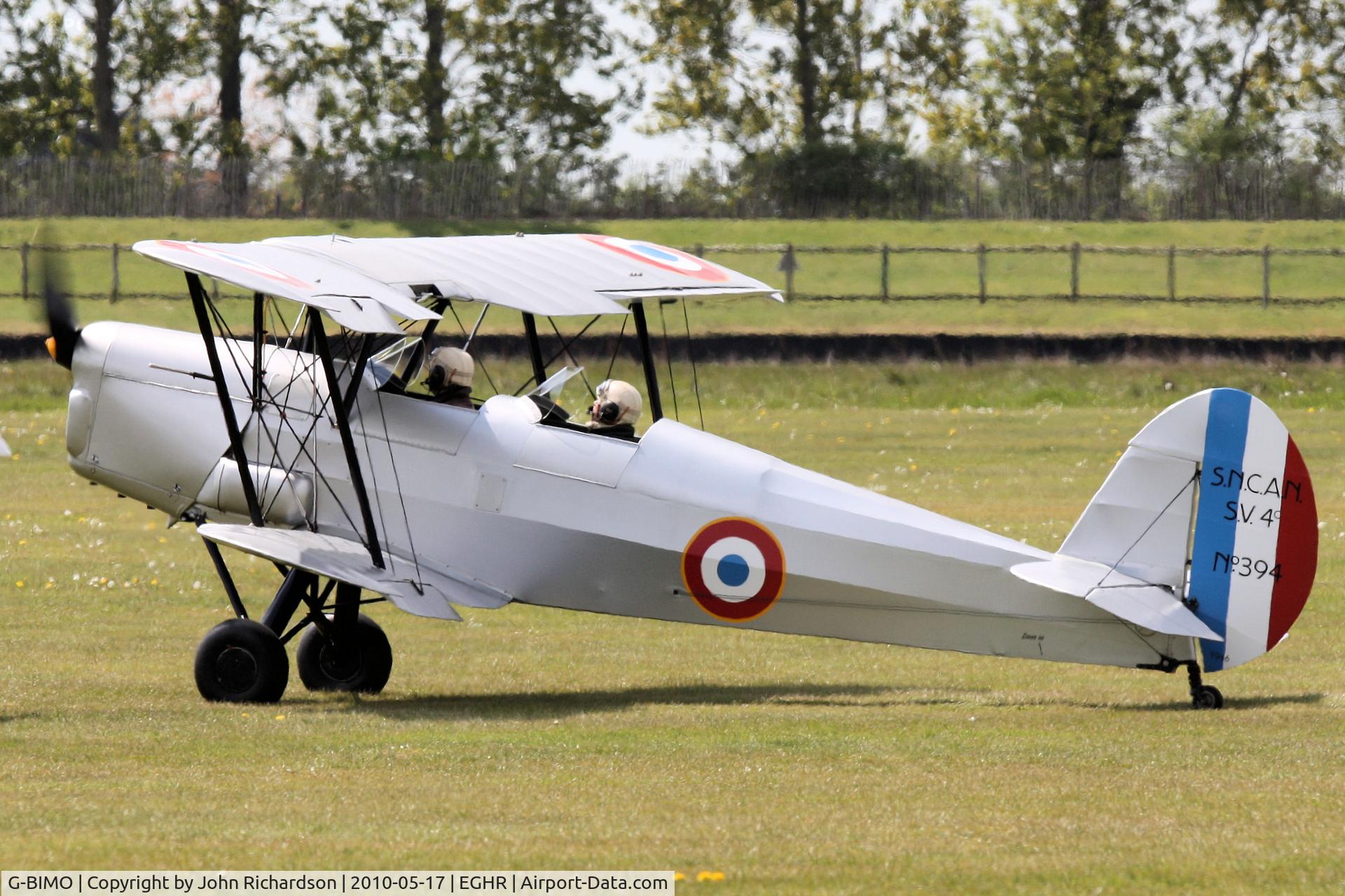 G-BIMO, 1946 Stampe-Vertongen SV-4C C/N 394, At Goodwood