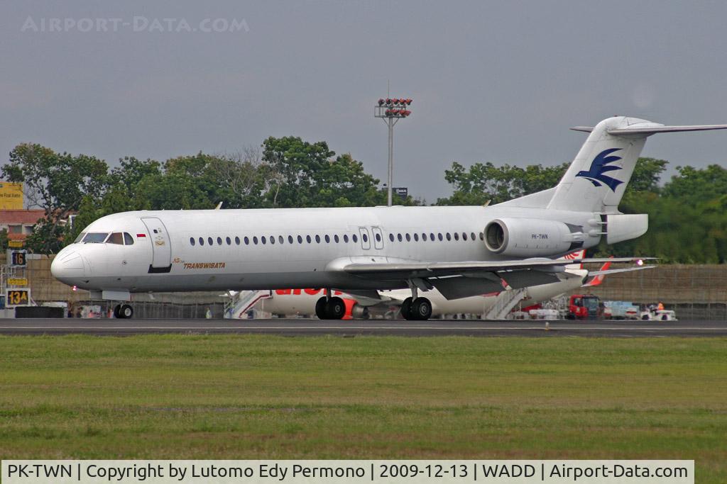 PK-TWN, 1993 Fokker 100 (F-28-0100) C/N 11335, Transwisata