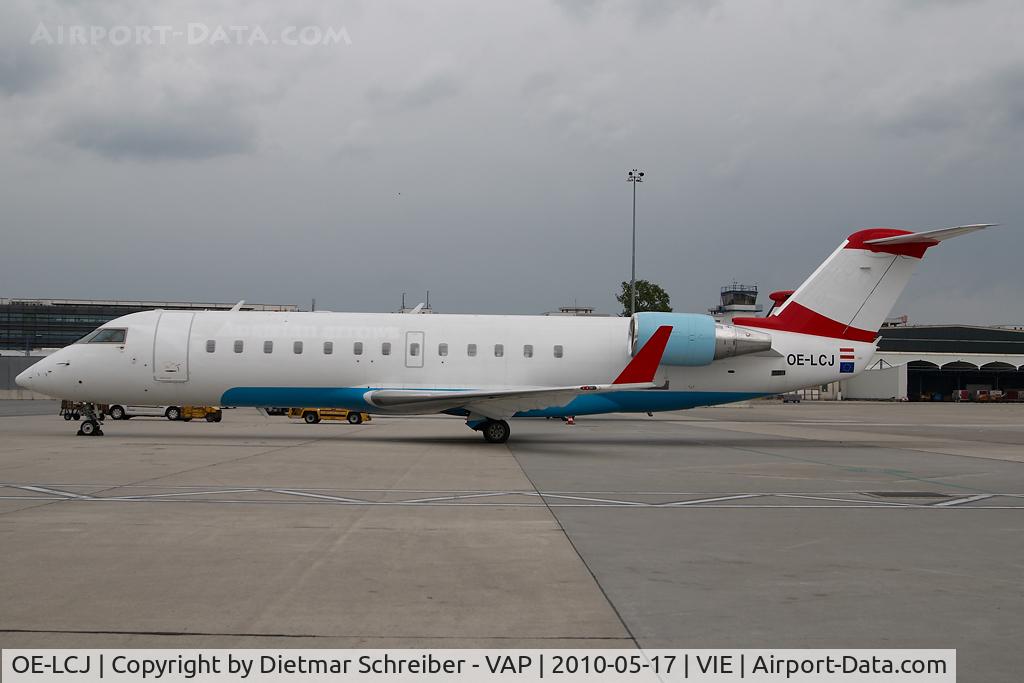 OE-LCJ, 1996 Canadair CRJ-200LR (CL-600-2B19) C/N 7142, Austrian Arrows Regionaljet
