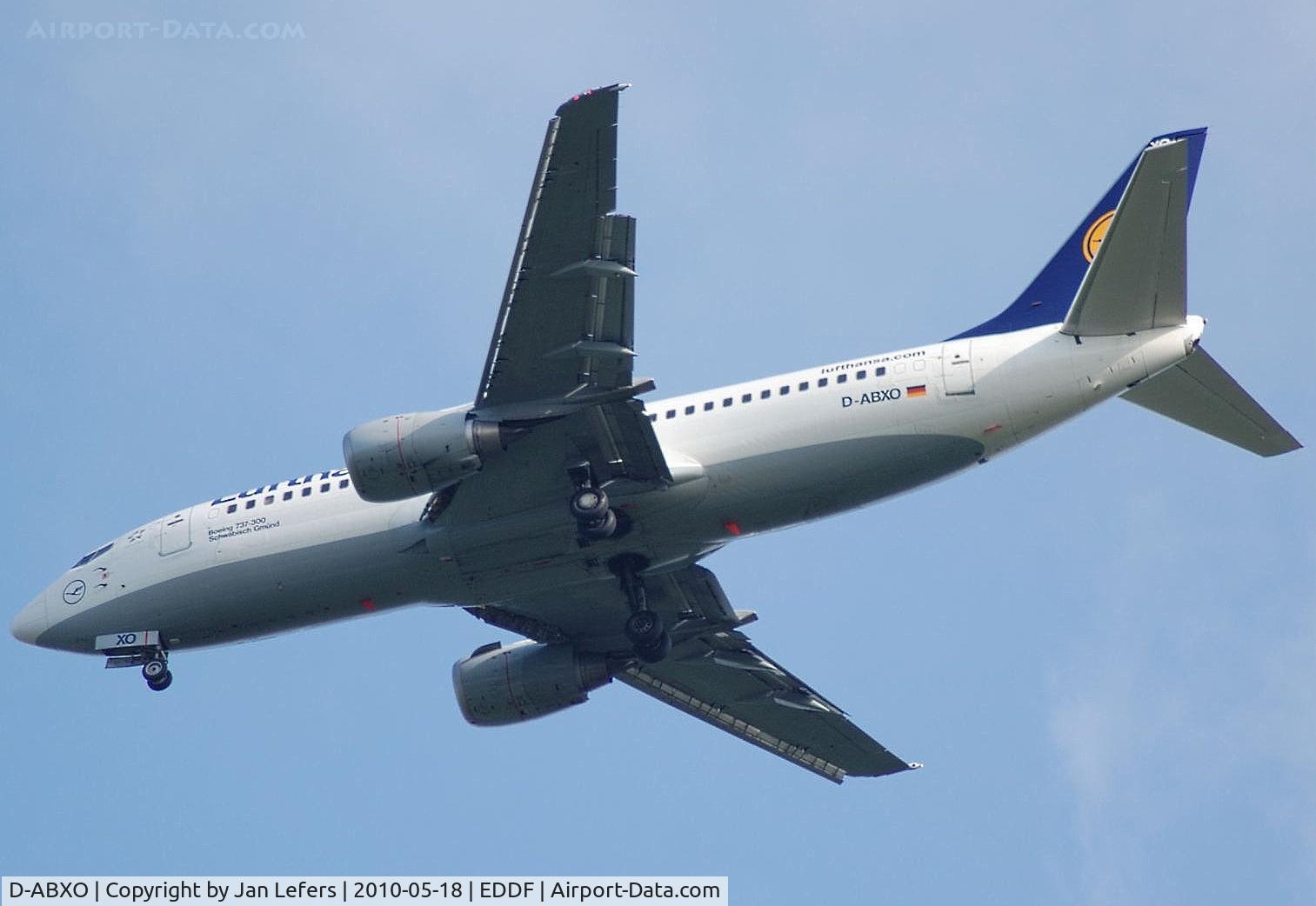D-ABXO, 1987 Boeing 737-330 C/N 23873, Lufthansa