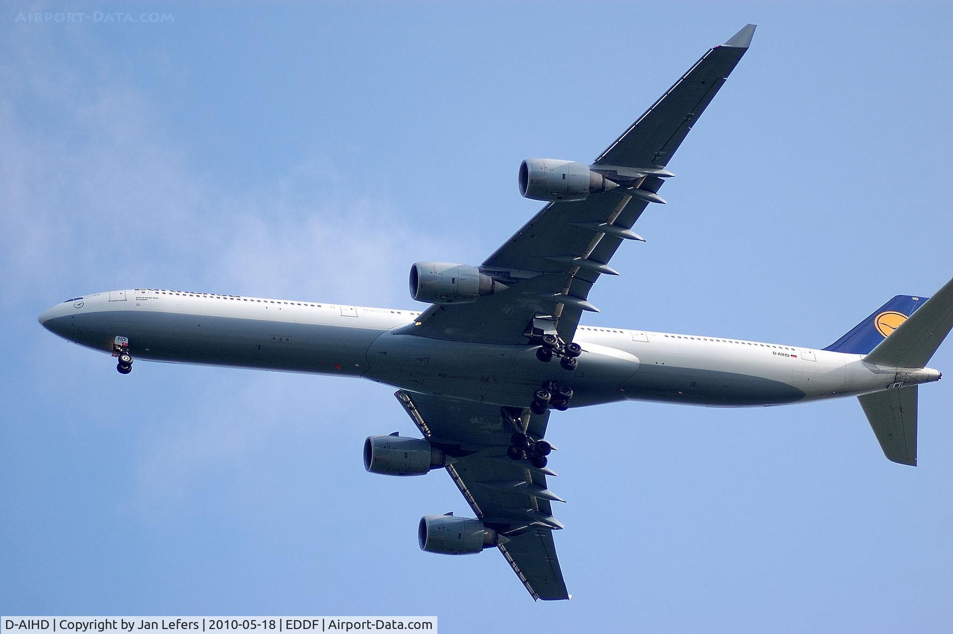 D-AIHD, 2003 Airbus A340-642 C/N 537, Lufthansa