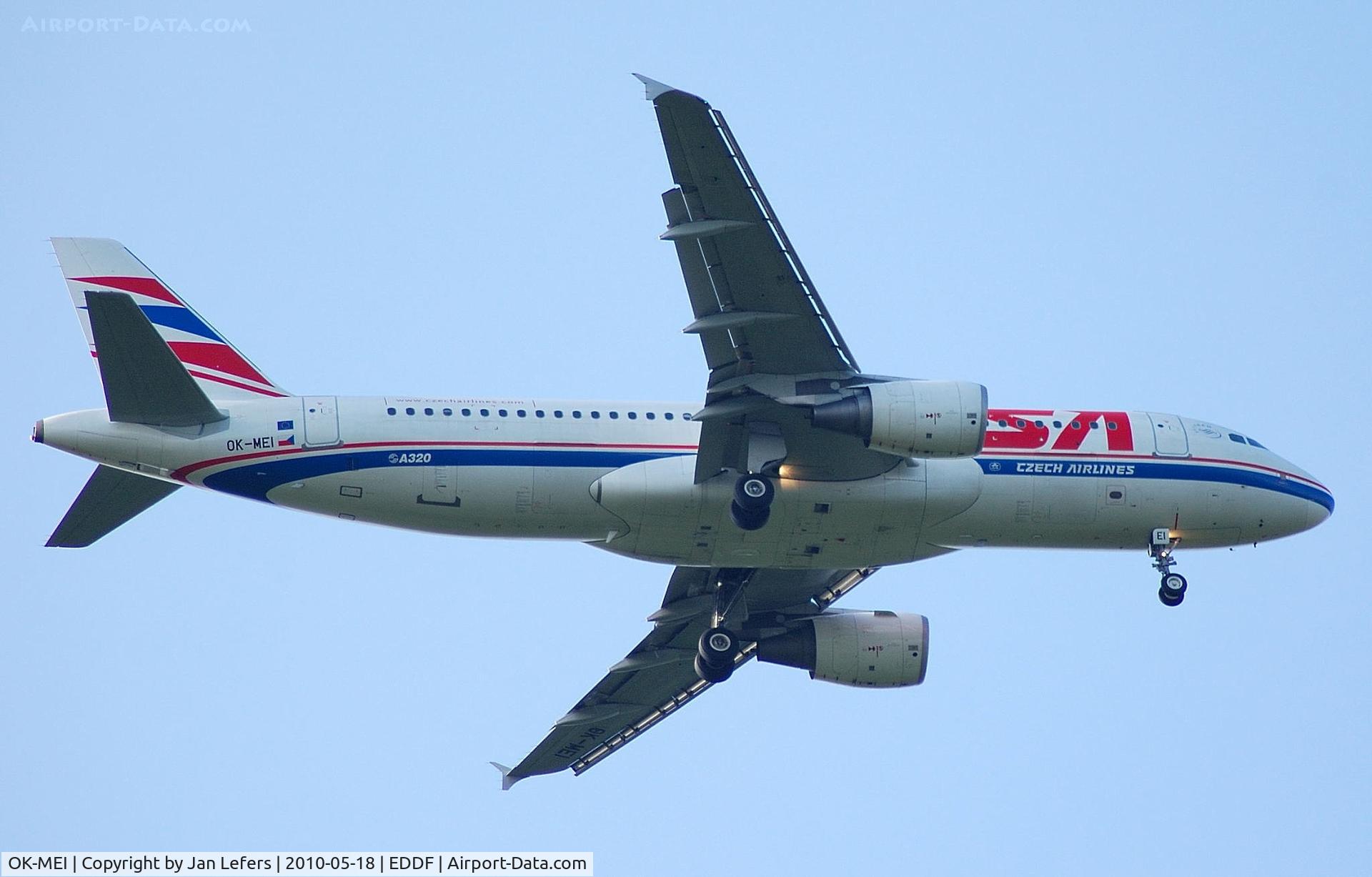 OK-MEI, 2007 Airbus A320-214 C/N 3060, Czech Airlines