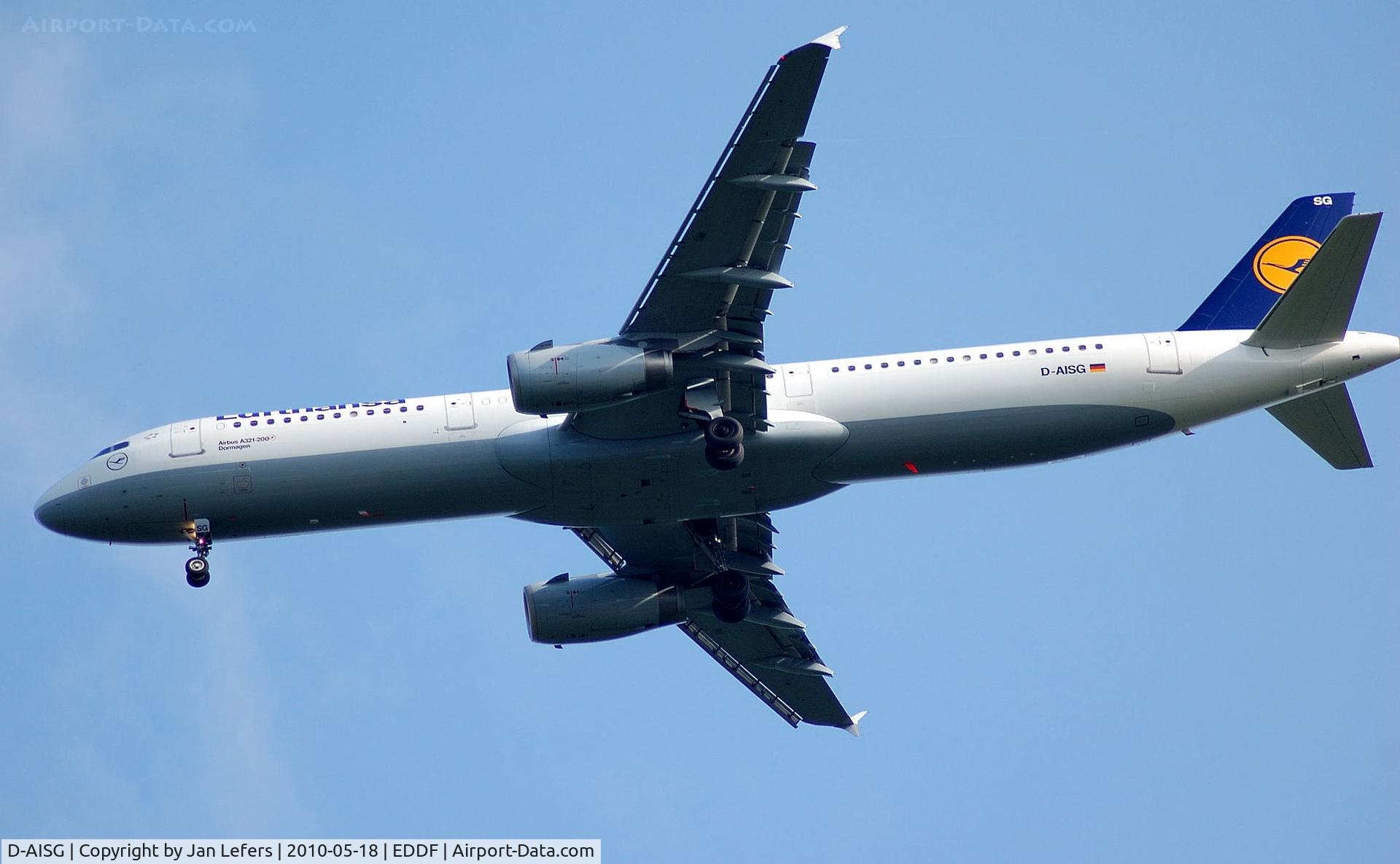 D-AISG, 2000 Airbus A321-231 C/N 1273, Lufthansa
