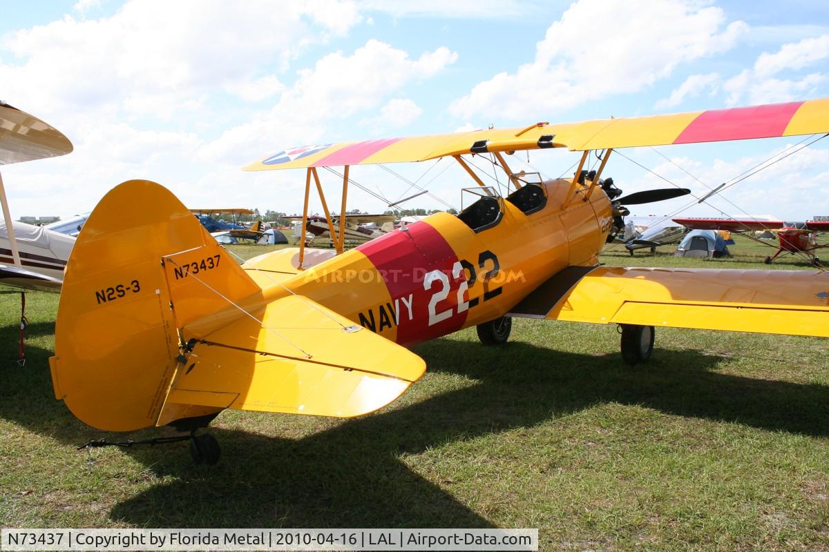 N73437, 1956 Boeing B75N1 C/N 75-6703, PT-17