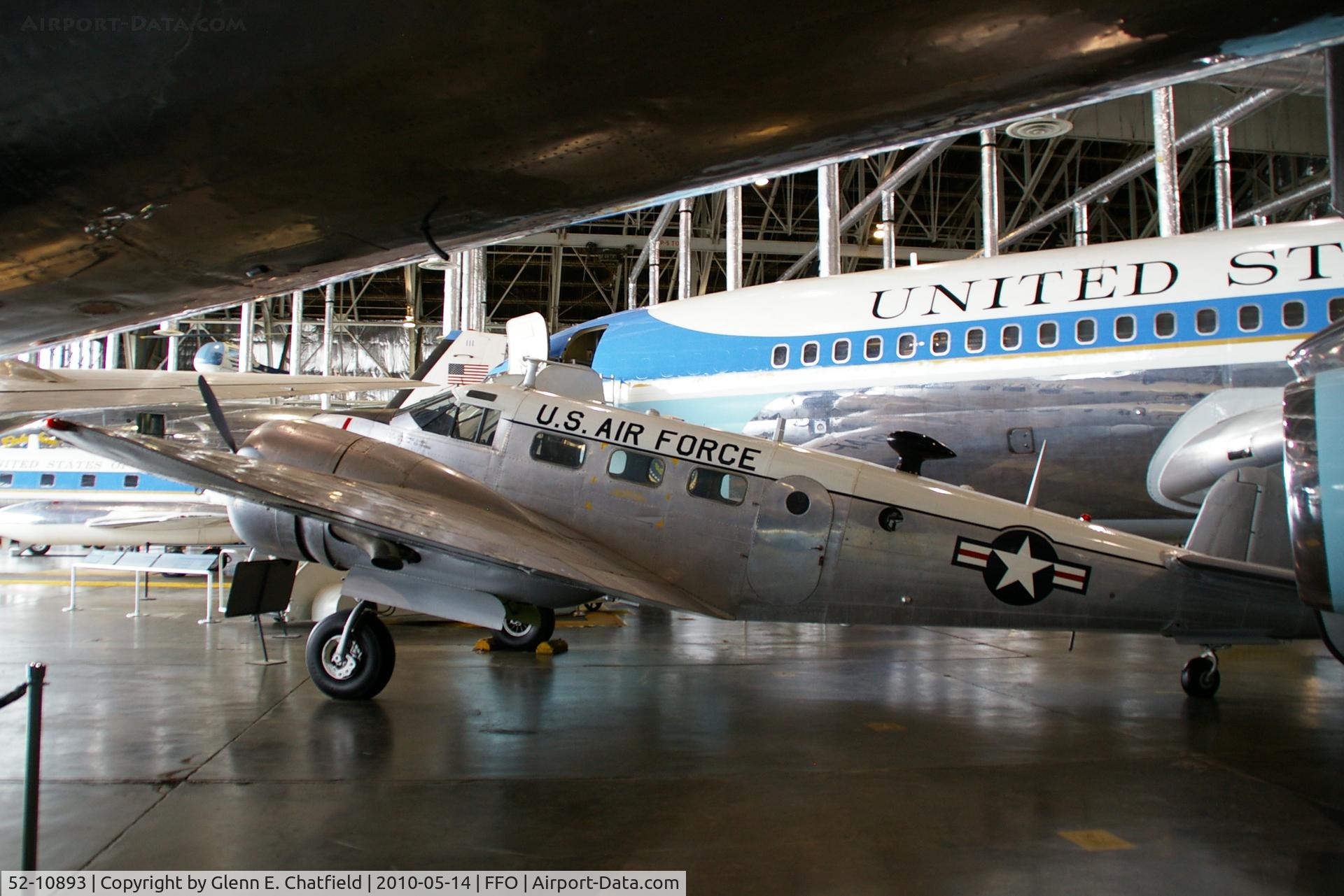 52-10893, 1952 Beech C-45H Expeditor C/N AF-823, At the National Museum of the USAF