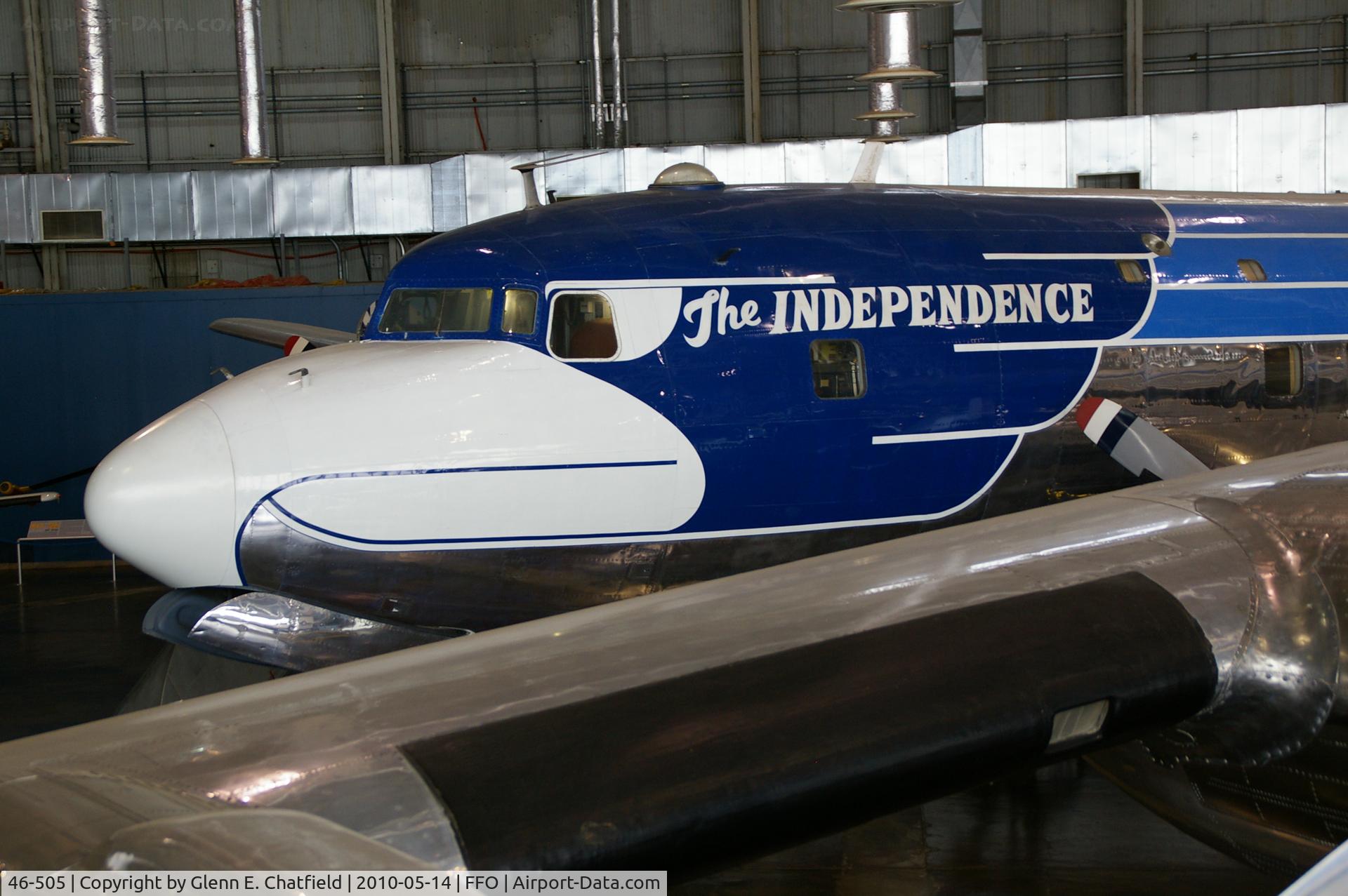 46-505, 1947 Douglas VC-118A Liftmaster C/N 42881, Close-up of nose