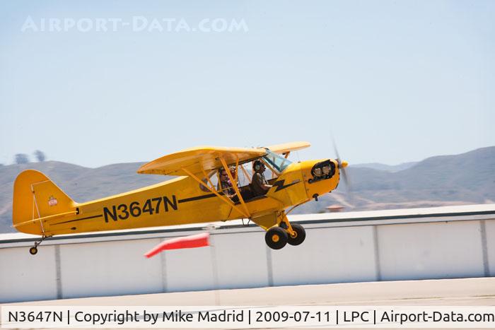 N3647N, 1947 Piper J3C-65 Cub C/N 22906, At West Coast Cub Fly-in 2009 Lompoc