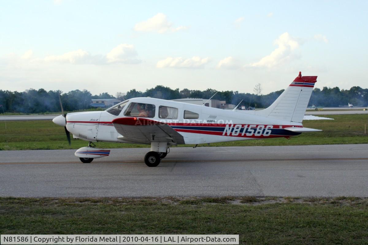 N81586, 1980 Piper PA-28-181 Cherokee Archer II C/N 28-8090245, PA-28-181