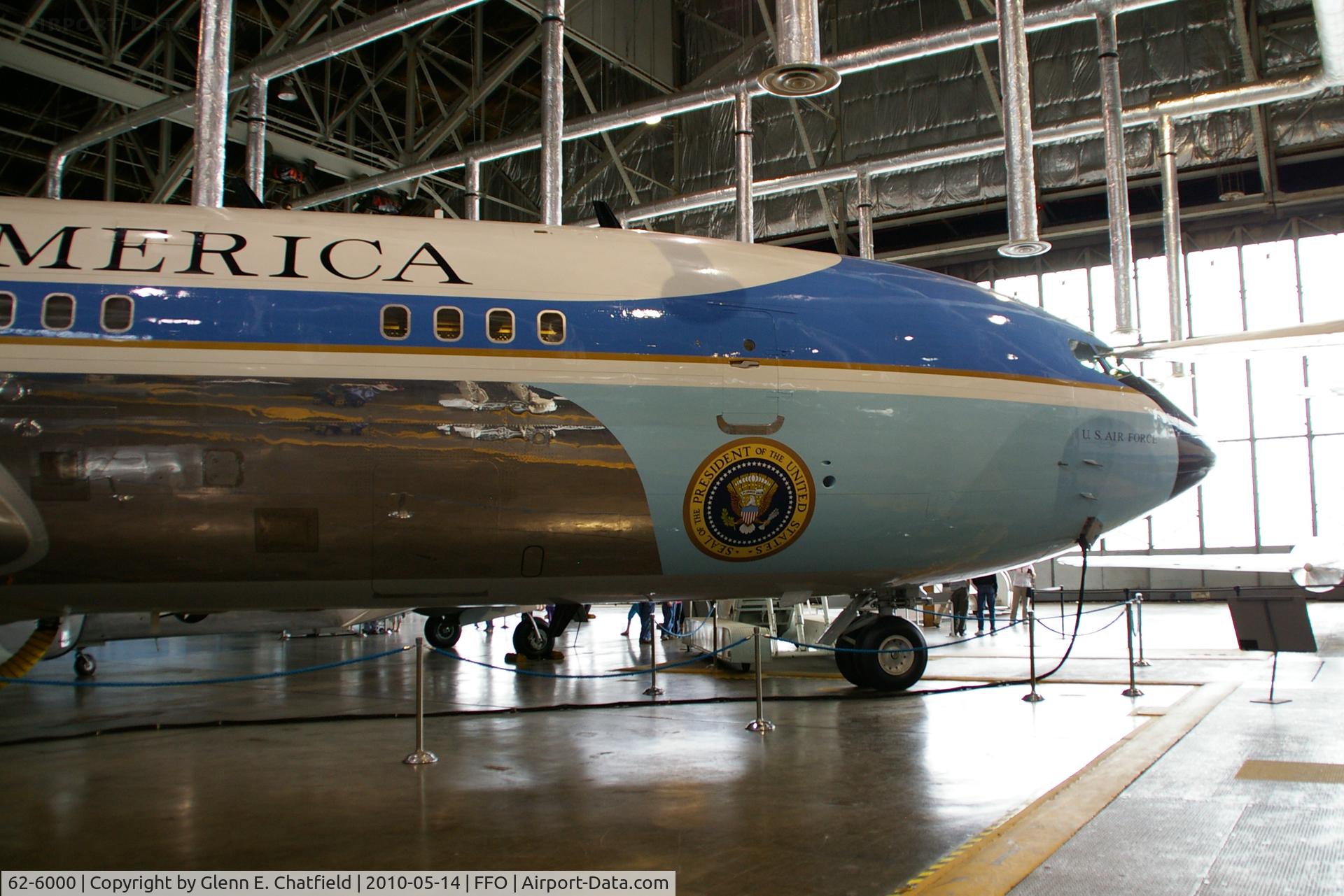 62-6000, 1962 Boeing VC-137C (707-353B) C/N 18461, At the National Museum of the USAF.  Newly painted