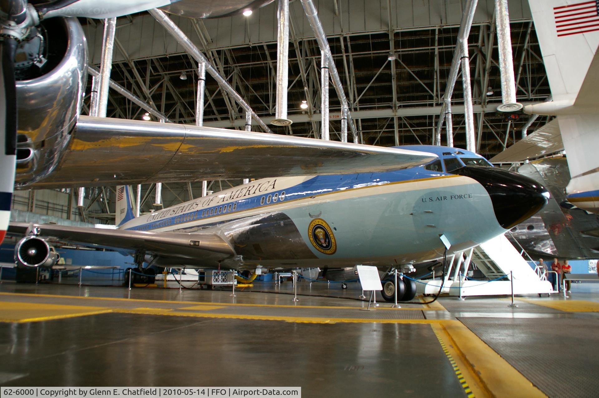 62-6000, 1962 Boeing VC-137C (707-353B) C/N 18461, At the National Museum of the USAF.  Newly painted