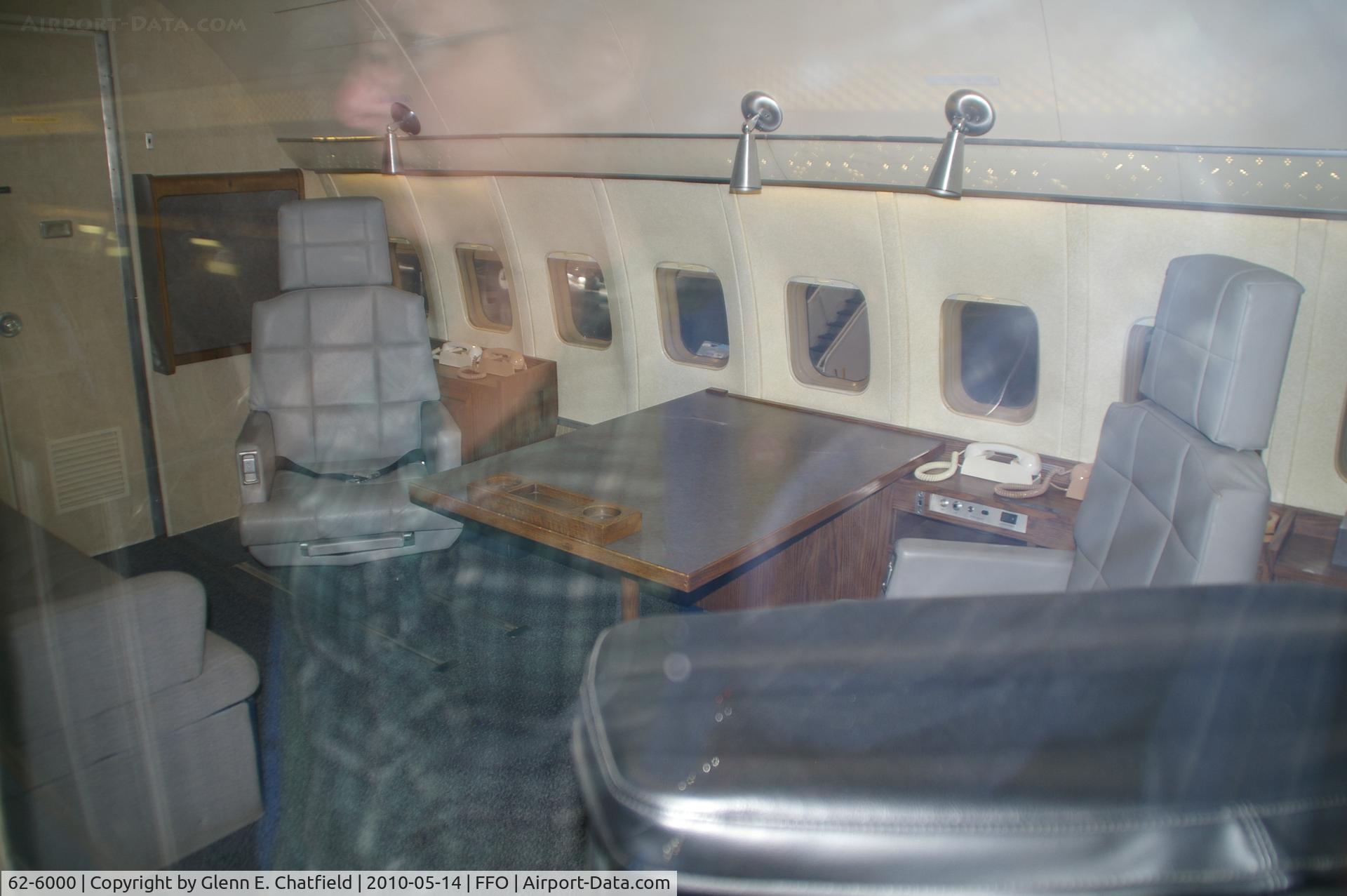 62-6000, 1962 Boeing VC-137C (707-353B) C/N 18461, Cabin