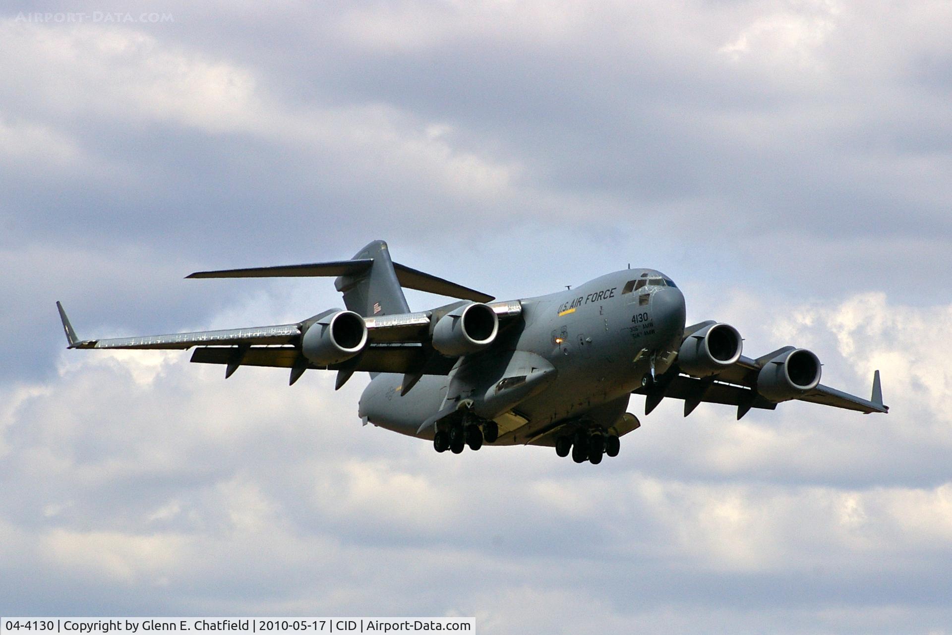 04-4130, 2004 Boeing C-17A Globemaster III C/N P-130, Final approach, runway 9