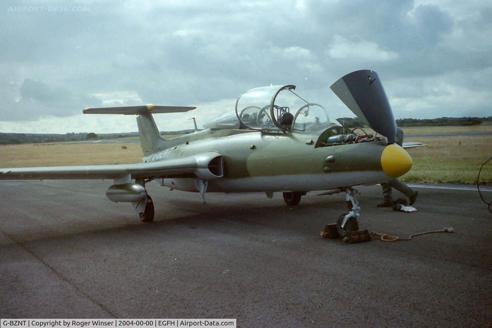 G-BZNT, 1968 Aero L-29 Delfin C/N 893019, Based at Swansea Airport in summer 2004