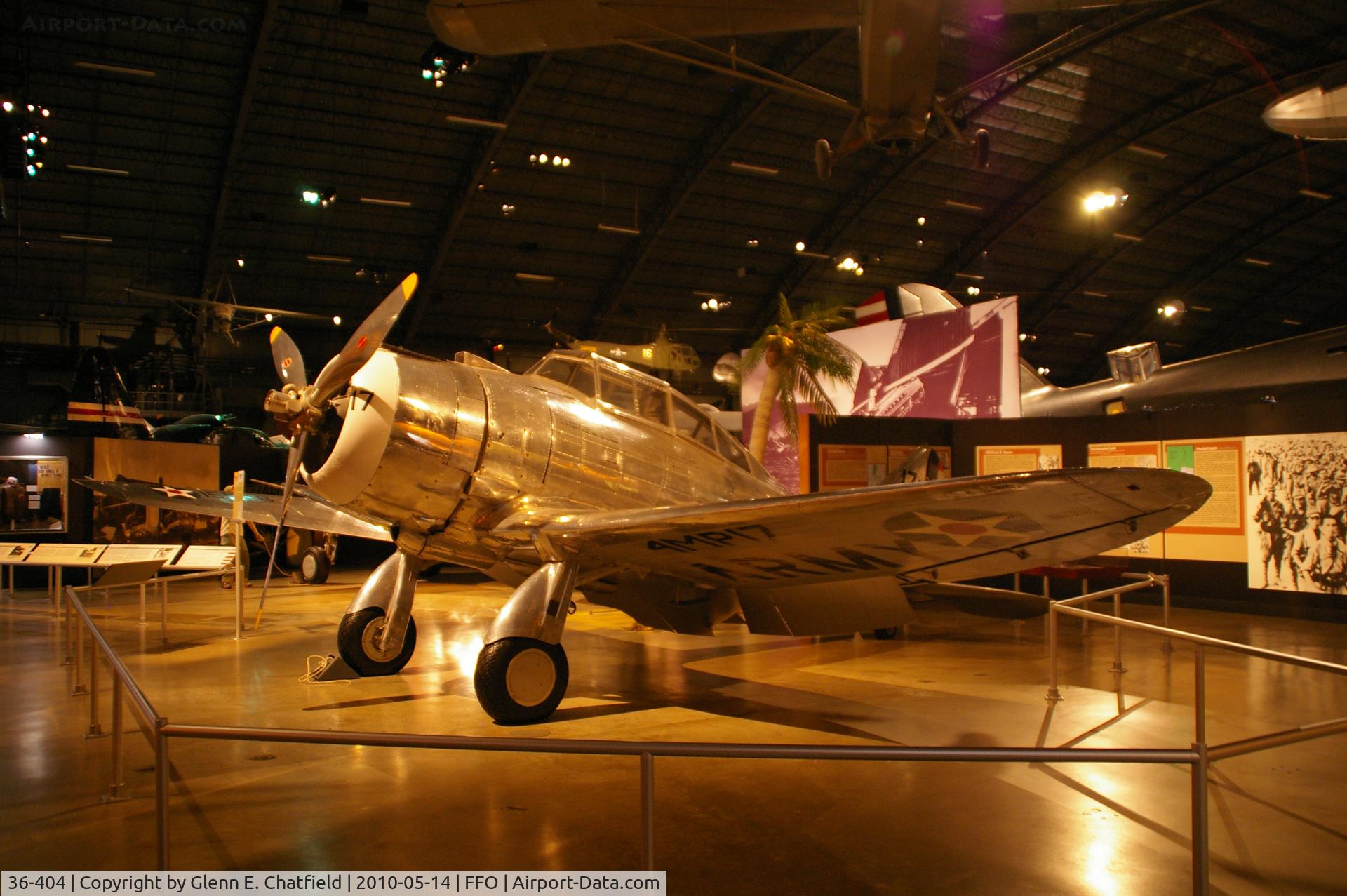 36-404, 1936 Seversky P-35 C/N 95, At the National Museum of the USAF.