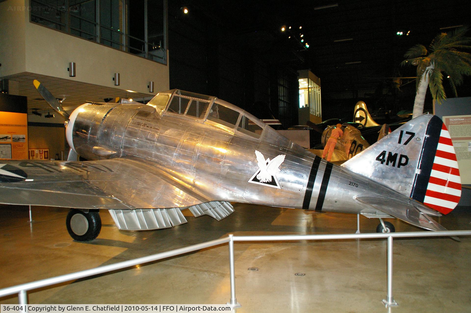 36-404, 1936 Seversky P-35 C/N 95, At the National Museum of the USAF.