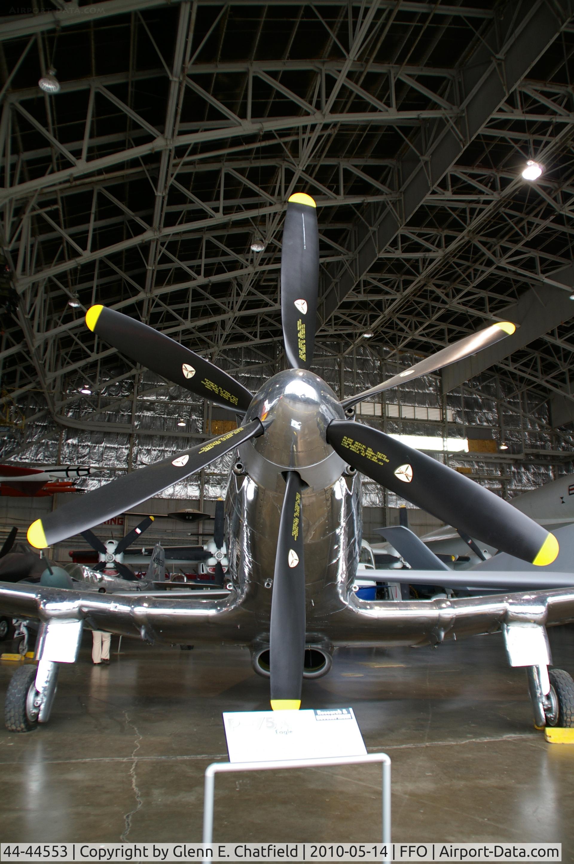 44-44553, 1944 Fisher P-75A Eagle C/N 5, At the National Museum of the USAF.