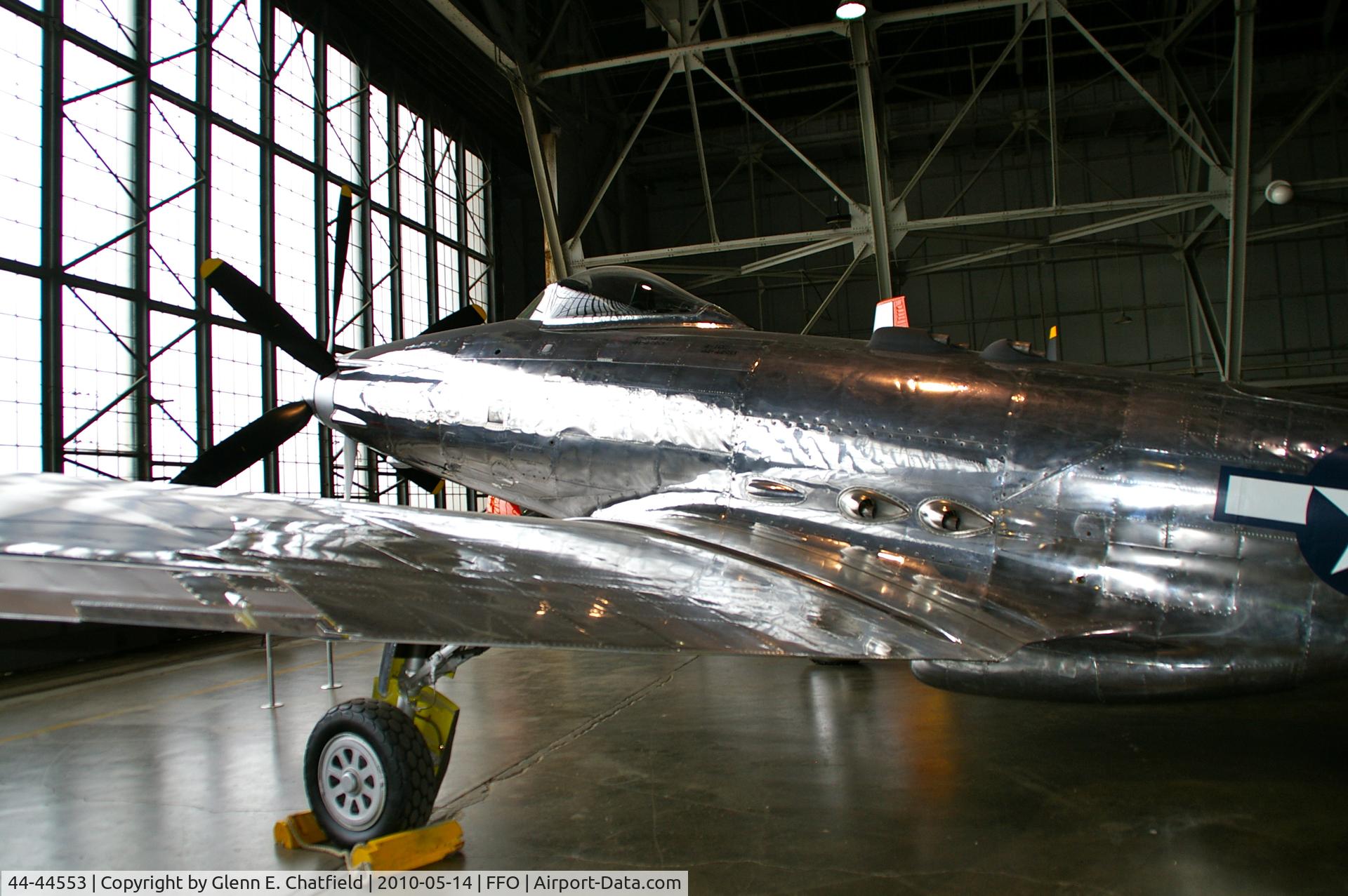 44-44553, 1944 Fisher P-75A Eagle C/N 5, At the National Museum of the USAF.
