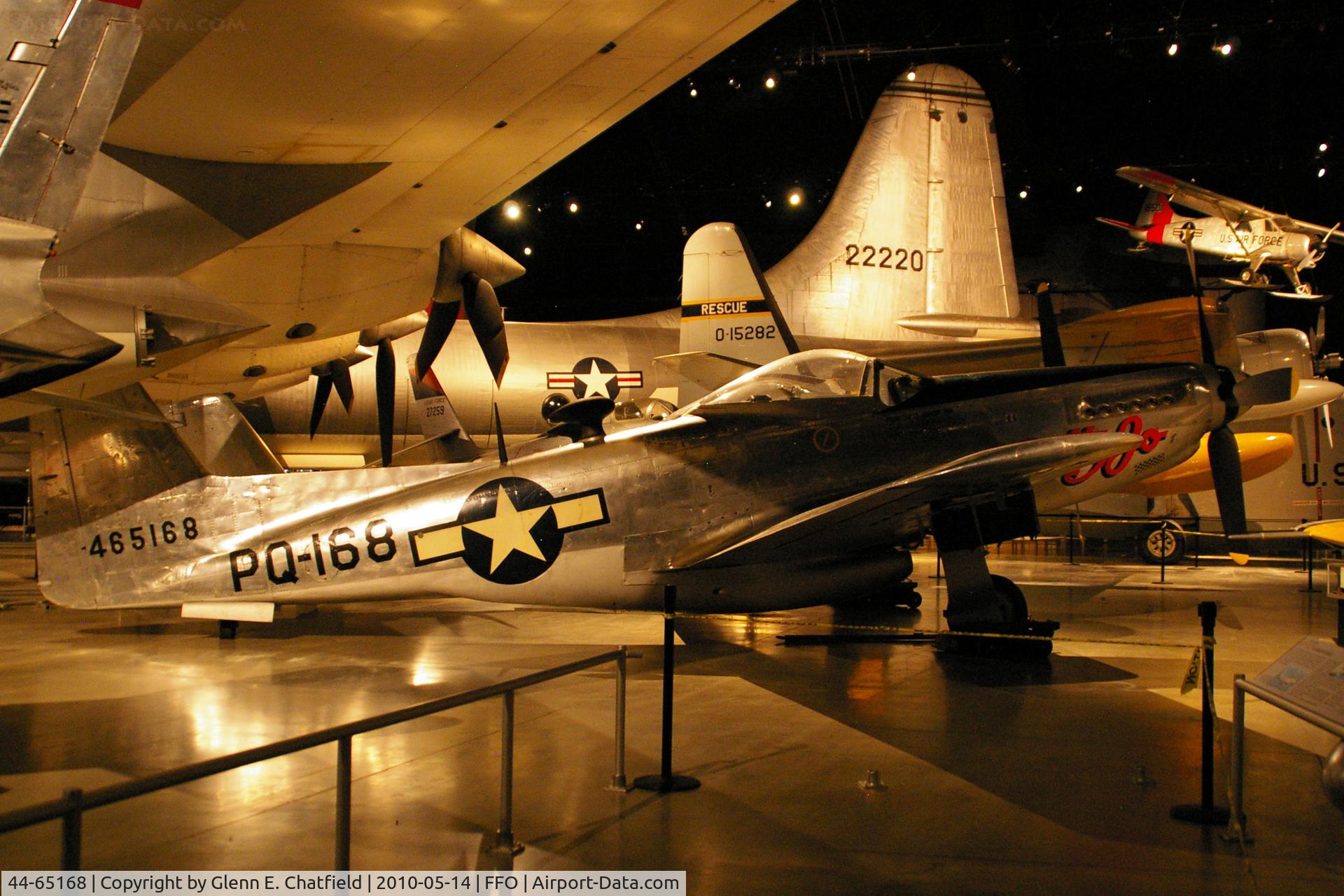 44-65168, 1944 North American P-82B Twin Mustang C/N 123-43754, At the National Museum of the USAF.