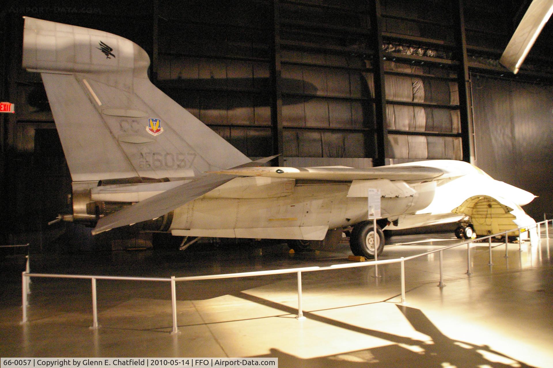 66-0057, 1966 General Dynamics EF-111A Raven C/N EF-41, At the National Museum of the USAF. EF-111A