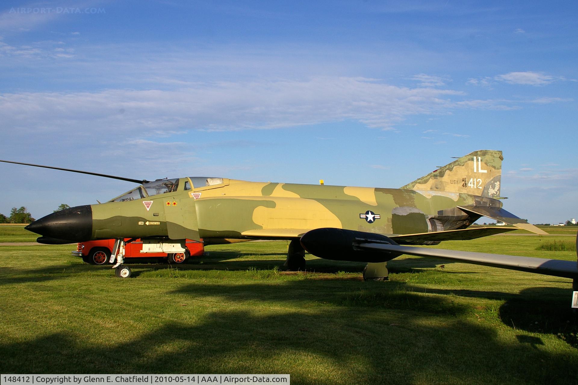 148412, McDonnell F-4B Phantom II C/N 129, At the Heritage in Flight Museum.  First aircraft to fire Phoenix Missile