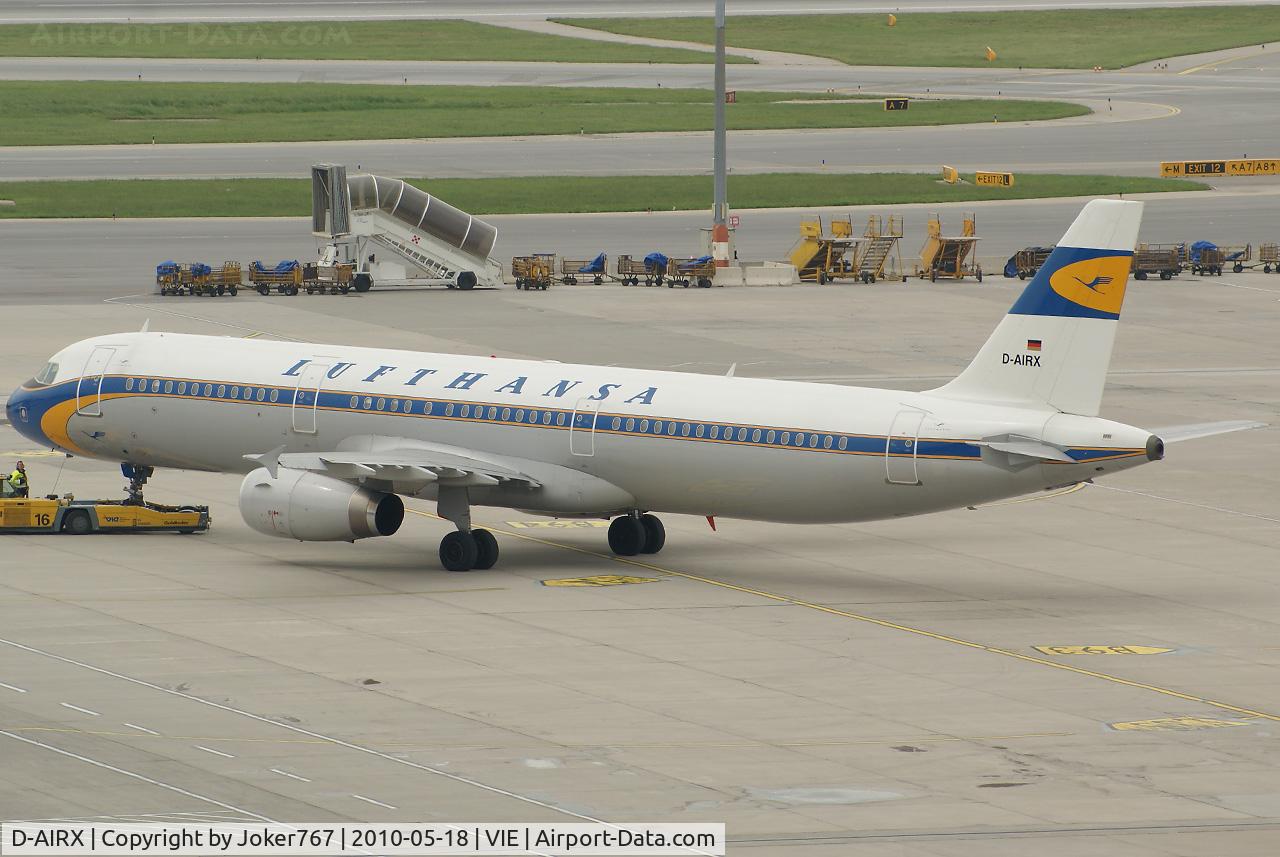 D-AIRX, 1998 Airbus A321-131 C/N 0887, Lufthansa Airbus A321-131