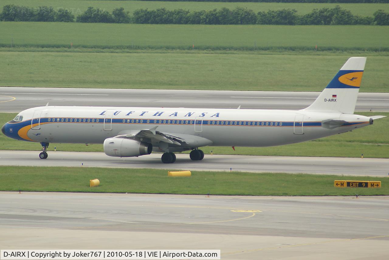 D-AIRX, 1998 Airbus A321-131 C/N 0887, Lufthansa Airbus A321-131