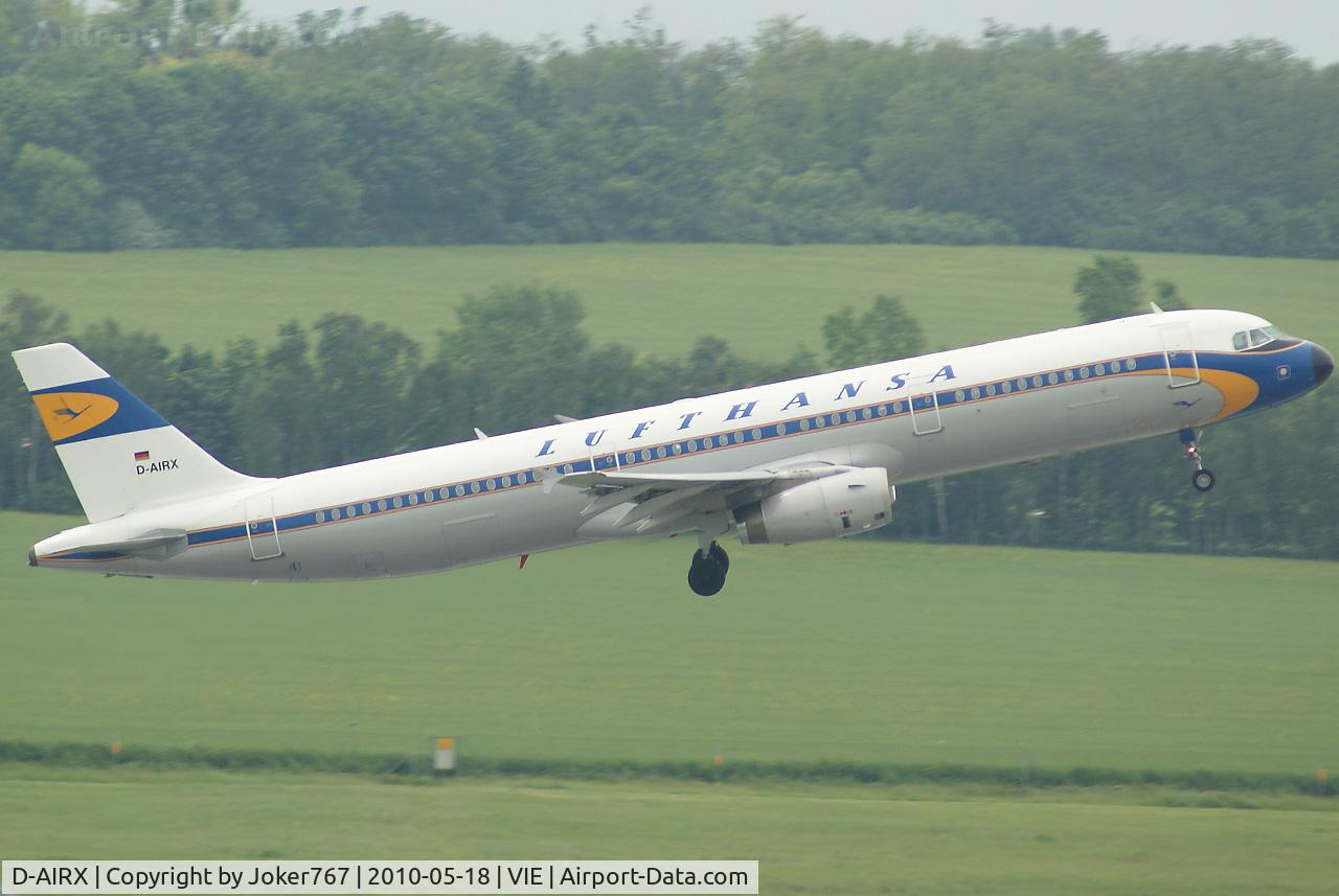 D-AIRX, 1998 Airbus A321-131 C/N 0887, Lufthansa Airbus A321-131