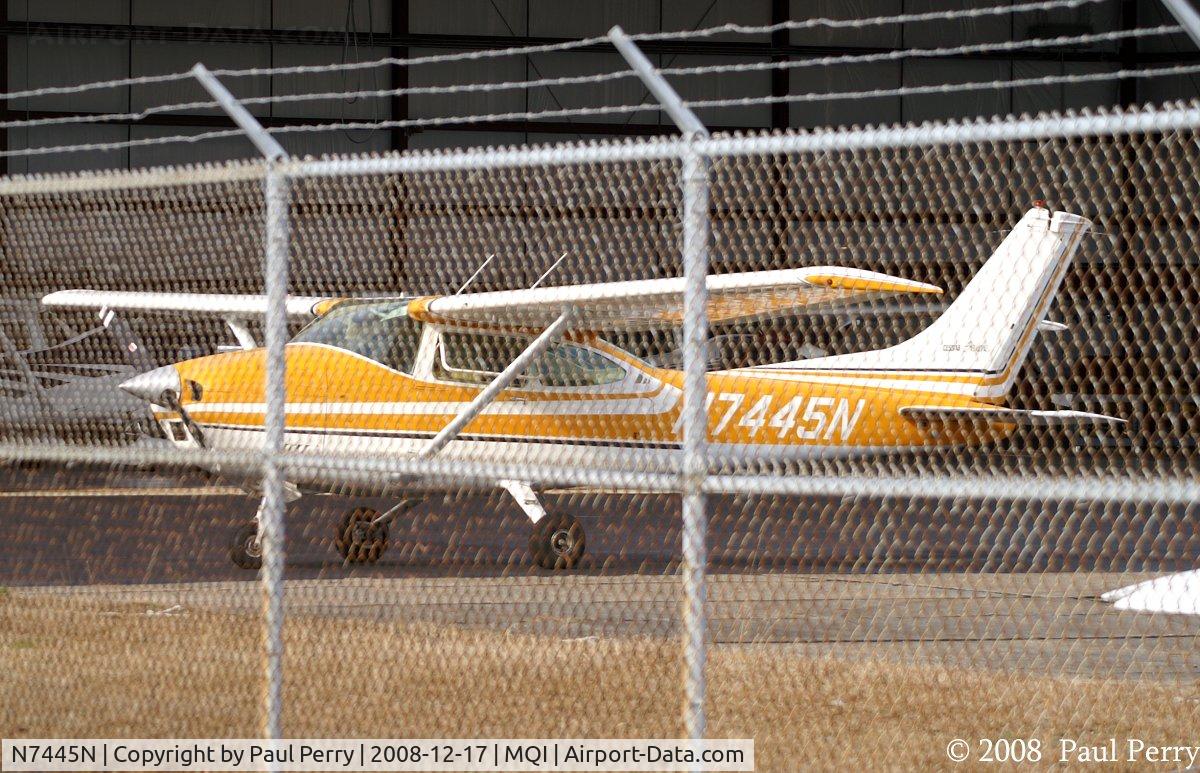 N7445N, 1974 Cessna 182P Skylane C/N 18263223, One of the bright Cessnas in residence